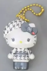 【中古】キーホルダー ハローキティ(モノクロガーリー) 「ハローキティ シークレットマスコットチャーム TWIN」