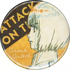 進撃の巨人 WIT STUDIO 缶バッジ アルミン・アルレルト - メルカリ