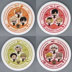 【中古】皿・ボウル 全4種セット オリジナル寿司皿 「ハイキュー!!×くら寿司」 第2弾 コラボグッズプレゼントキャンペーン特典
