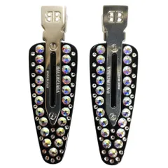 BALENCIAGA バレンシアガ 26SS SALON BB クリップ セット ヘアーピン 847733TZPTS1439 F ブラック レディースのサムネイル