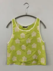 One Way ワンウェイ タンクトップ F ライトグリーン 花柄・ボタニカル柄 カップなし レディースのサムネイル