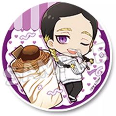 [Used] Badge Bins Ran Haitani "Tokyo Revengers Petit Choco Trading Can Badge Ice Cream Ver."