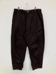 FREAK'S STORE フリークスストア チノパンツ L ブラック クロップド・半端丈 コットン 無地 ワイド・ルーズ テーパード レギュラー ウエストゴム・紐 メンズのサムネイル