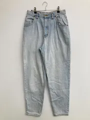 Eddie Bauer エディーバウアー デニムパンツ 12 スカイブルー フルレングス 無地 ワイド・ルーズ テーパード ハイウエスト ヴィンテージ レディースのサムネイル