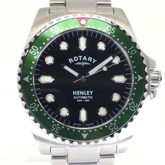 TISELL GMT 自動巻き時計 ブラック×グリーン ミヨタ9075 - メルカリ