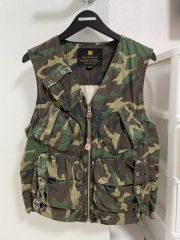 未使用】RRL ダックハンターカモ ベスト ダブルアールエル ラルフ