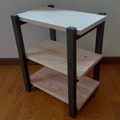 KANADEMONO THE SHELF 杉 × 黒スチール 110cm - メルカリ