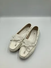 DIANA ダイアナ モカシン/デッキシューズ 23.5cm ホワイト レザー・本革 レディースのサムネイル