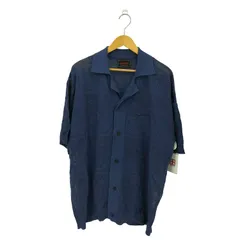 ギャングスタビル GANGSTERVILLE PAISLEY JQ KNIT SHIRTS ペイズリー ジャガード オープンカラー 半袖ニットシャツ メンズ  Lのサムネイル