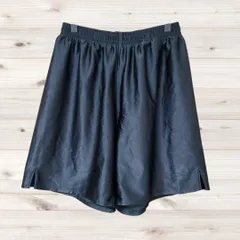 A1708 プーマ PUMA ショートパンツ ハーフパンツ 短パン(0) 黒 無地 ウエストゴムのサムネイル