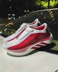 アディダス ハイパーブースター エッジ クラウド 白 ピュア ルビー 265MM