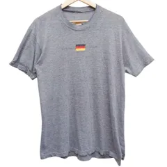 Mercedes-Benz メルセデスベンツ 半袖Tシャツ グレー XL相当 ドイツ国旗 ワンポイント 薄手 カットソー メンズ レディース ユニセックス ビッグシルエット オーバーサイズ 古着 ヨーロッパ 車 アメカジ ストリート インポート  春夏 灰色のサムネイル