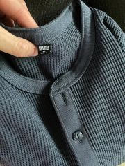 MILLO ARCHIVE ダークブルーmヘンリーネックtシャツ - メルカリ