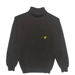 LYLE & SCOTT メンズ ブラウン ピュア カシミア タートルネック ニット 40のサムネイル