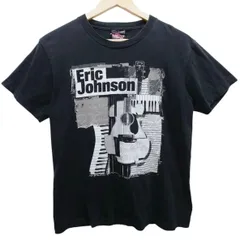 Eric Johnson 2004 バンドTシャツ S ブラック 黒 半袖 ロックT ツアーT エリックジョンソン ギター 音楽系 プリントT 古着 メンズ レディース ヴィンテージ風 アメカジ ストリート カジュアル コットンT バンT 黒T ライブTのサムネイル