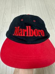 Marlbolo マルボロ 帽子 キャップ 90s ツートーン 青黒 18403 | Mercari