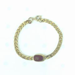 トーガプルラ レザー ブレスレット バングル グリーン カーキ シルバー 