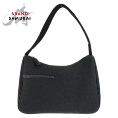 美品 PRADA SPORTS プラダスポーツ グレー ブラック ウール/ナイロン ハンドバッグ レディース 601654【中古】