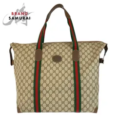 美品 GUCCI グッチ ヴィンテージ シェリーライン GGスプリームキャンバス 89 19 012 ボストンバッグ ハンドバッグ レディース 601700【中古】