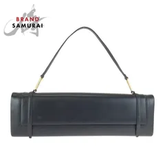 美品 LOEWE ロエベ アナグラム ブラック 黒 ゴールド金具 レザー ハンドバッグ ショルダーバッグ レディース 602225【中古】