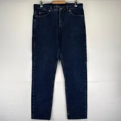 古着 90's/90年代 カルバンクライン Calvin Klein USA製 デニム パンツ ストレート 5ポケット ワンポイント w38 L34  ネイビー系 メンズのサムネイル