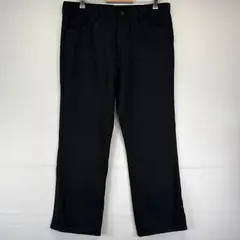 古着 ラングラー Wrangler パンツ ストレート スラックス ポリエステル 大きいサイズ ランチャーパンツ w38 L30  ブラック系 メンズのサムネイル