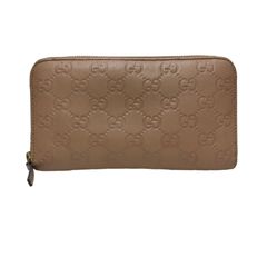 3844 GUCCI グッチ 長財布 キャンバス Wホック ダークブラウン - メルカリ