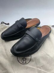 HERMES シェーヌダンクル ローファー レザーシューズ42.5 27.5