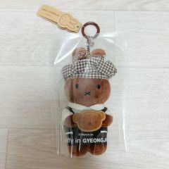 韓国限定】慶州限定 ミッフィー メラニー もち麦パン キーホルダー