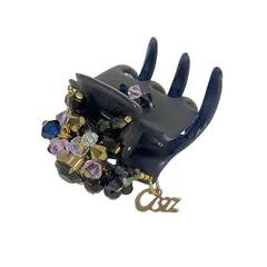 ComplexBIZ(コンプレックスビズ) アクセサリー美品  - グレー×ライトブルー ヘアクリップのサムネイル