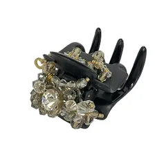 ComplexBIZ(コンプレックスビズ) アクセサリー美品  - 黒×シルバー ヘアクリップのサムネイル
