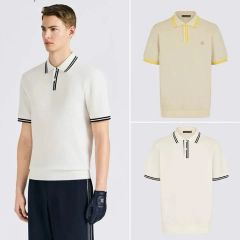THOM BROWNE トムブラウン 4bar ケーブルニットポロシャツ 白 THOM BROWNE トムブラウン 4bar ケーブルニットポロシャツ 白 - メルカリ