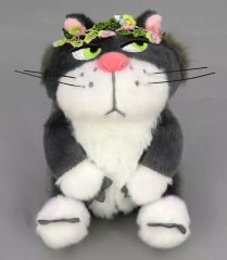 [중고] 봉제인형 마스코트·봉제인형 배지 루시퍼 봉제인형 매력 [Happy 복권 디즈니 냥·냥·냥 Cat collection] B상