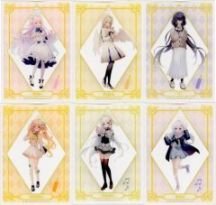 [중고] 캐릭터 카드 전 6 종 세트 [블루 아카이브 TSUTAYA POP UP SHOP 트레이딩 아크릴 카드]