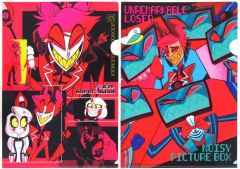 【中古】クリアファイル Emotions A4クリアファイル2枚セット 「ハズビン・ホテルへようこそ HAZBIN HOTEL POP UP SHOP」