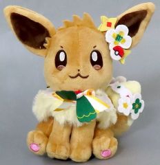 [중고] 봉제인형 마스코트·봉제인형 배지 이브이(카니발 의상) 마스코트 [포켓몬스터 포켓파크 칸토]