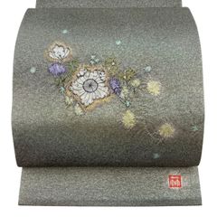 久保田一竹 一竹工房 辻ヶ花 袋帯 金通し ぼかし染 さが美扱い 正絹 