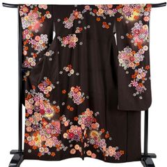 振袖 グリッター箔 紋意匠 桜 身丈164cm 撥水加工済 HKT154 - メルカリ
