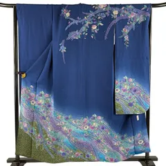 2026年最新】辻が花 振袖 青の人気アイテム - メルカリ
