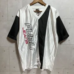 FUBU フブ ゲームシャツ ユニフォーム 半袖 トップス FREE B系 ヒップホップ ブラック 黒 ホワイト 白 メンズ SU-20-8のサムネイル