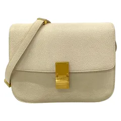 CELINE(セリーヌ) ショルダーバッグ クラシックボックス ミディアム 164173AAE.01BC 白のサムネイル
