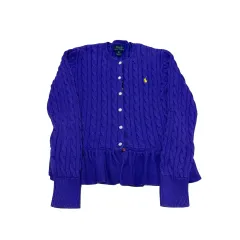 XL POLO RALPH LAUREN レディース ケーブルニット カーディガン