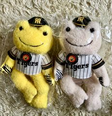かえるのピクルス 阪神 タイガース コラボ ビーンドール 白 黄色セット