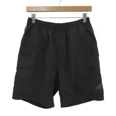 アディダス ショートパンツ ハーフパンツ スポーツウエア ボトムス 黒 メンズ Mサイズ ブラック adidas 【中古】