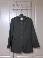 グローブ シングルボタンノーカラージャケット Groveのサムネイル