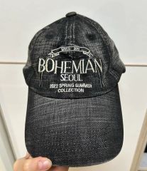 ボヘミアンソウル 帽子 BOHEMSEO キャップ 韓国ブランド ブラック