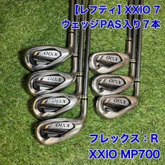 レフティ　ゼクシオ7 アイアンセット7本　MP700 XXIO 左のサムネイル