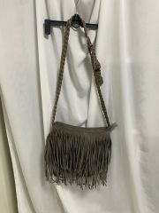 美品】ワッフリッシュワッフル ザクロ刺し子 バッグ ステッチ 本革 布 