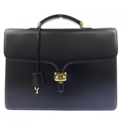ア*マ様 LOEWE ANAGRAM レザー ブリーフケース A4対応 - メルカリ