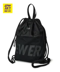 【ムラスポ公式】新品 NEW ERA ニューエラ ナップサック デイサック 150D NEW ERAロゴ ブラック リフレクトシルバー 21L 14750913のサムネイル